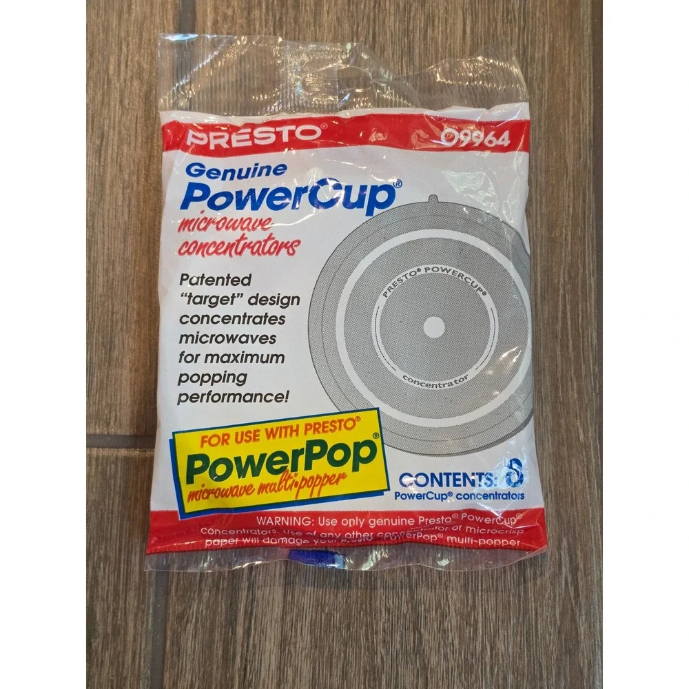 Presto PowerPop Microwave Multi-Popper 04830 Orville Redenbacher with PowerCups